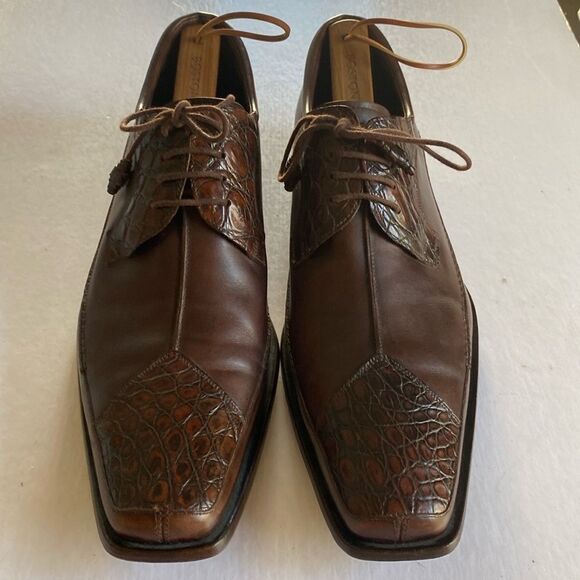 MEZLAN Men’s Julian Brown Leather Derbys Size 11 main image 7